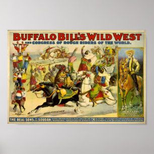 Poster L'Ouest sauvage de Buffalo Bill