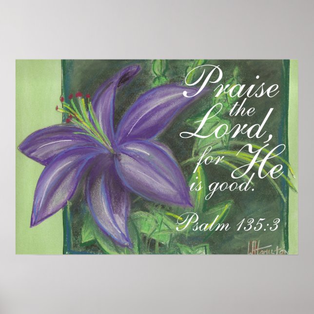 Poster Louez l'affiche fleurie Lord (Devant)