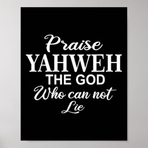 Poster Louez l'Éternel Le Dieu_ Motivation Chrétienne Ins