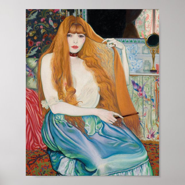 Poster Louis Anquetin - Femme aux toilettes (Devant)