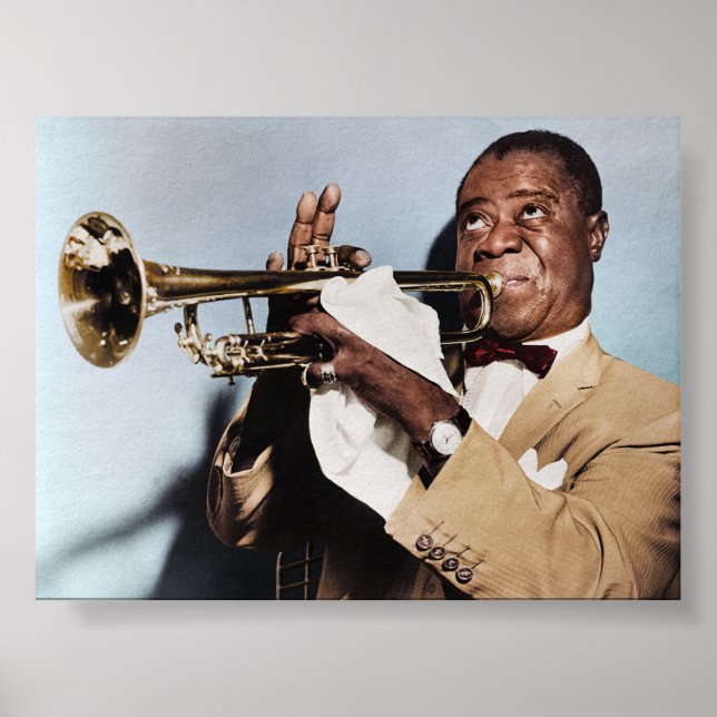 Poster Louis Armstrong (Devant)