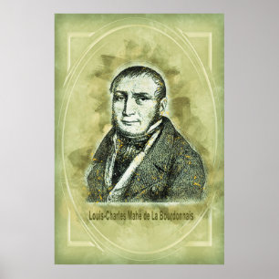 Poster Louis-Charles Mahé de La Bourdonnais
