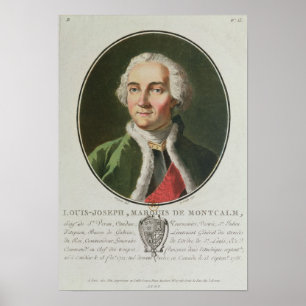Poster Louis-Joseph de Montcalm 1790
