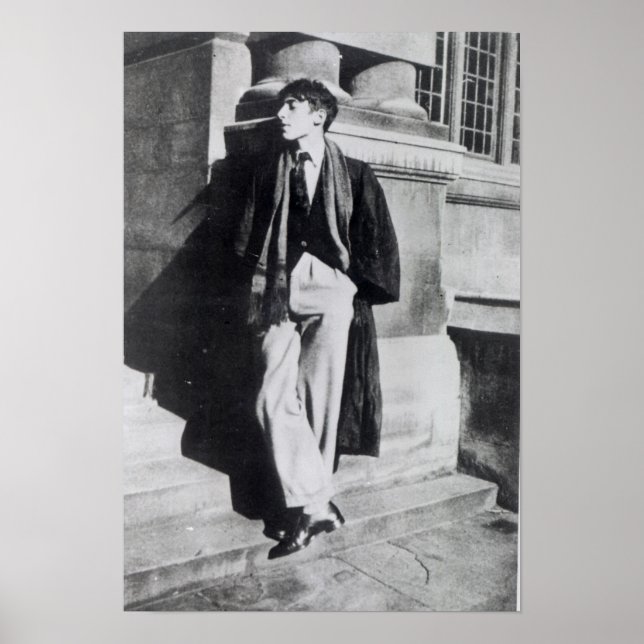 Poster Louis MacNeice pendant son séjour à Oxford (Devant)