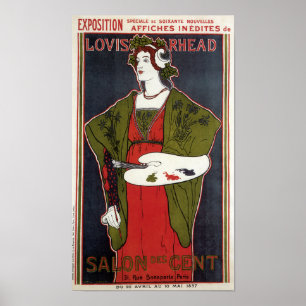 Poster Louis Rhead ~ Salon des Cent