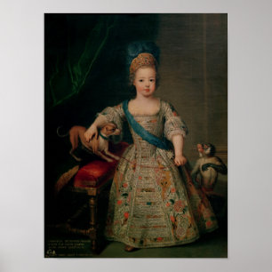 Poster Louis XV en tant qu'enfant, 1714