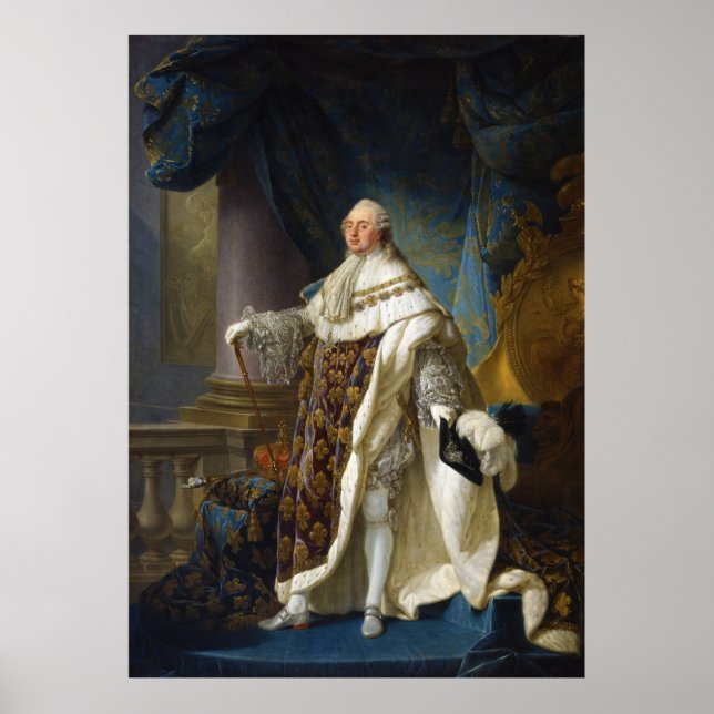 Poster Louis XVI Roi de France et de Navarre (1754-1793) (Devant)