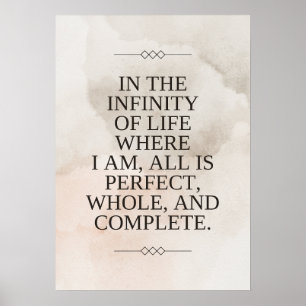 Poster Louise Hay - Tout est parfait