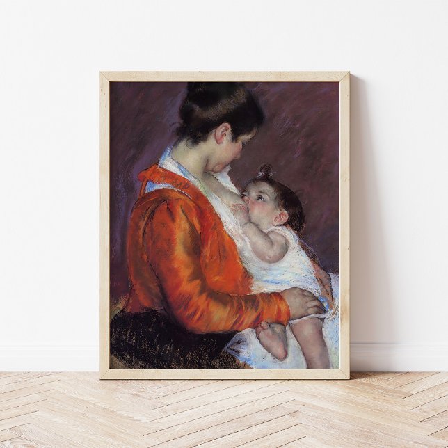 Poster Louise Nuring Son Enfant | Mary Cassatt (Créateur téléchargé)
