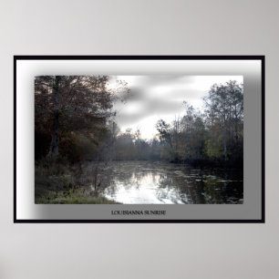 Poster Louisianna-Sunrise-Poster - Customisé