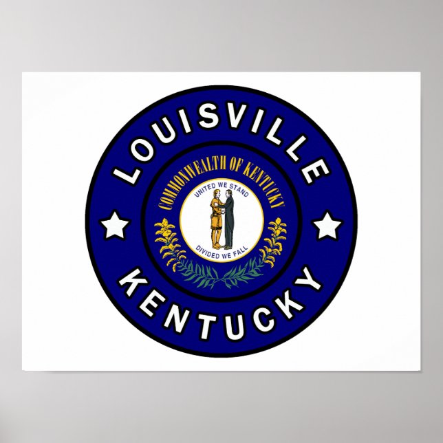 Poster Louisville Kentucky (Devant)