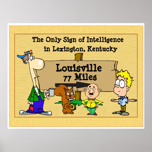 Poster Louisville Kentucky. (Devant)