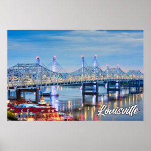Poster Louisville, Kentucky, États-Unis