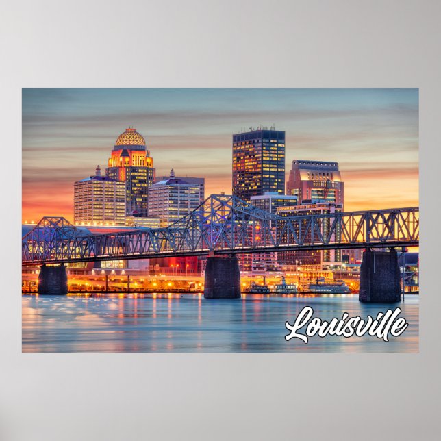 Poster Louisville, Kentucky, USA (Devant)