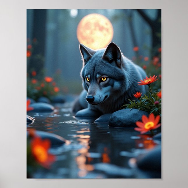 Poster Loup (Devant)