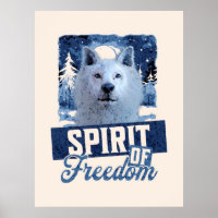 Loup Arctique Esprit de liberté Création faunique