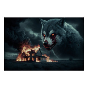Poster Loup Feu 05