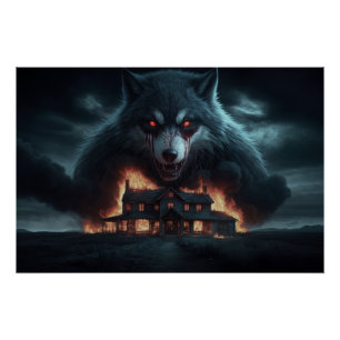 Poster Loup Feu 06