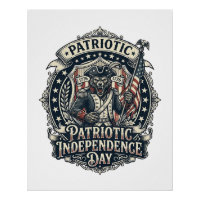 Loup-garou patriotique Patriote Horreur Monstre Pa