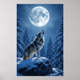 Poster Loup hurlant