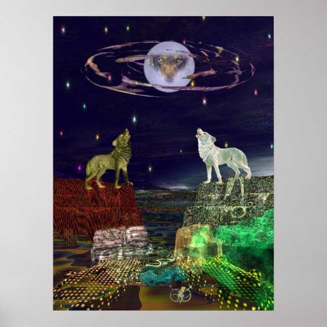 Poster Loups (Devant)