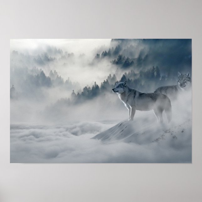 Poster Loups de l'affiche (Devant)