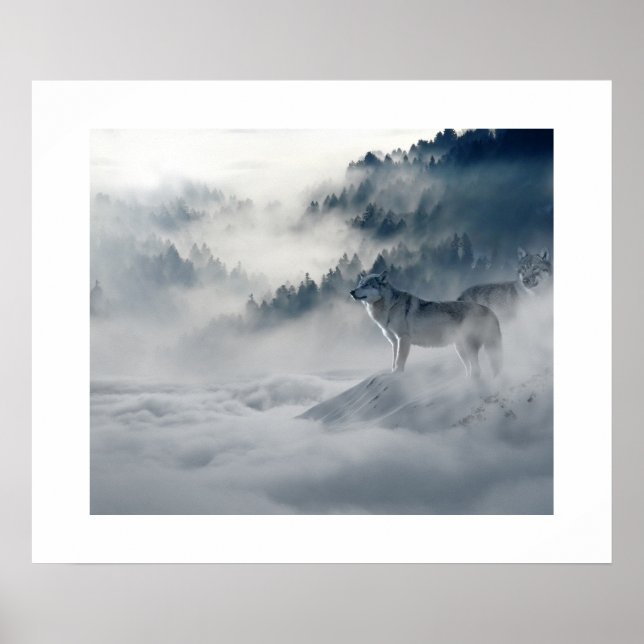 Poster Loups de l'affiche (Devant)