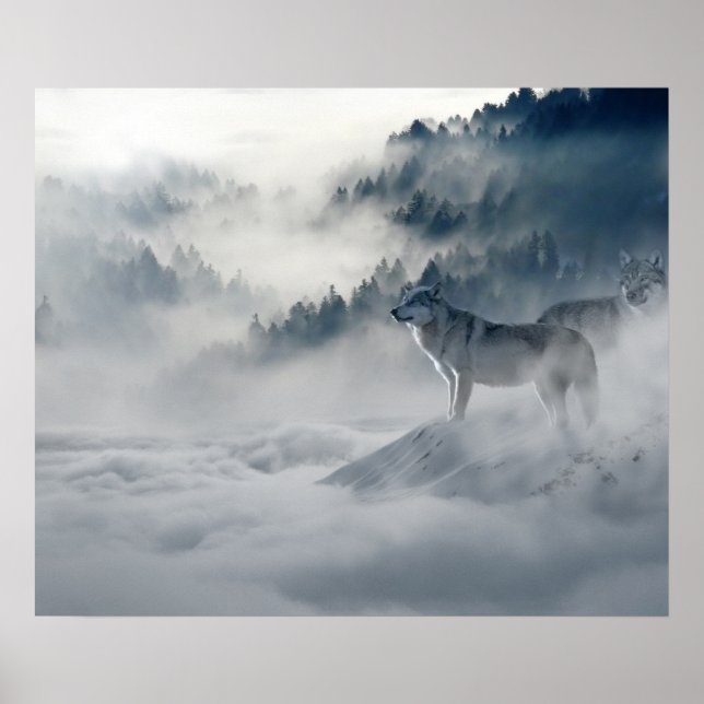 Poster Loups de l'affiche (Devant)