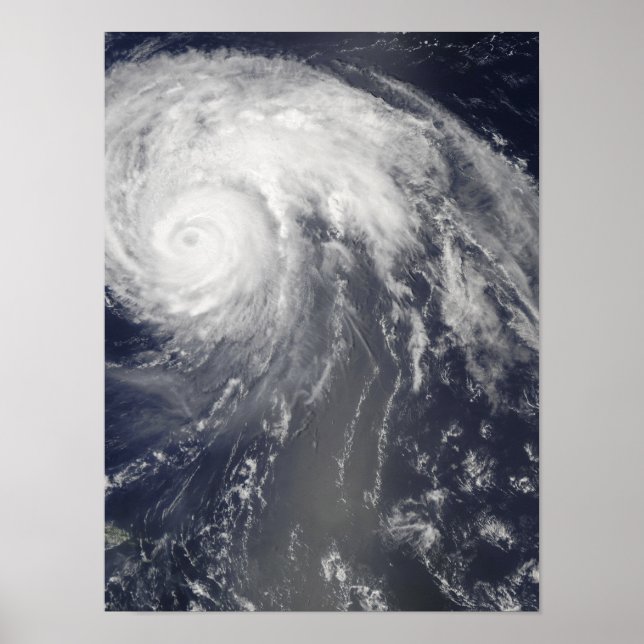 Poster L'ouragan Bill au large des Bermudes (Devant)