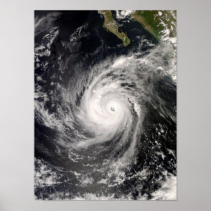 Poster L'ouragan Norbert au Mexique