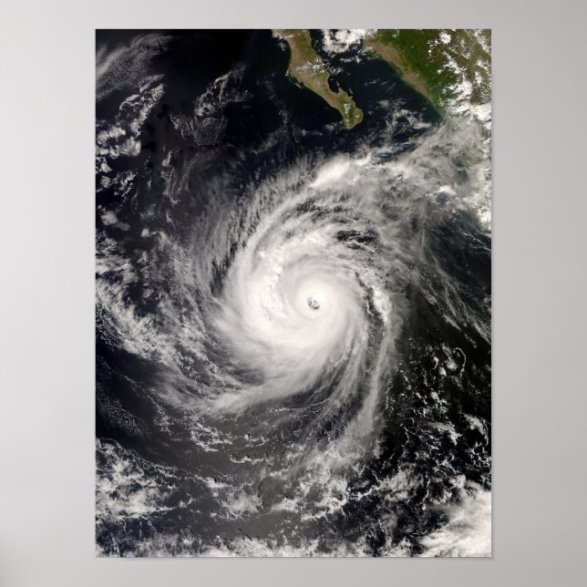 Poster L'ouragan Norbert au Mexique (Devant)