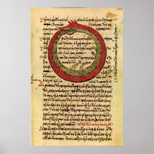 Poster L'Ouroboros Sherwood Taylor "L'alchimie"