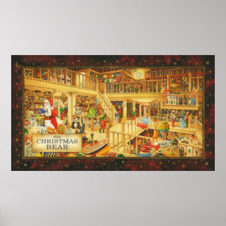 Poster L'ours de Noël