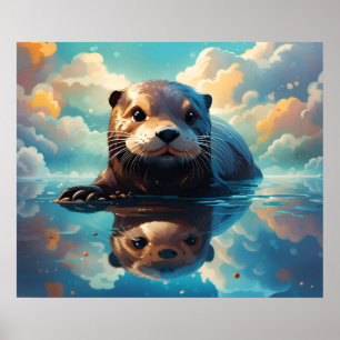 Poster Loutre adorable