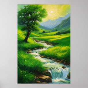 Poster L'ouverture de la nature, la symphonie de Green Va