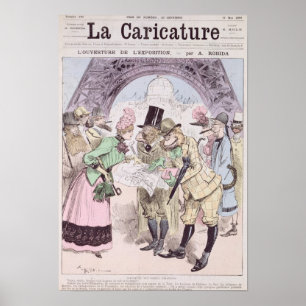 Poster L'ouverture de l'exposition universelle