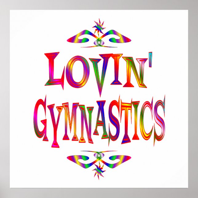 Poster Louveur de gymnastique (Devant)