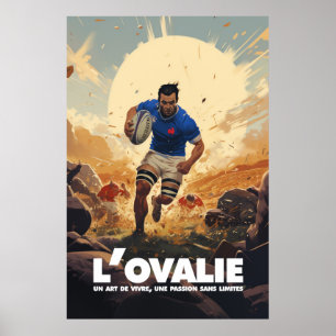 Poster L'ovalie, Rugby, top 14, Xv de france T-Shirt