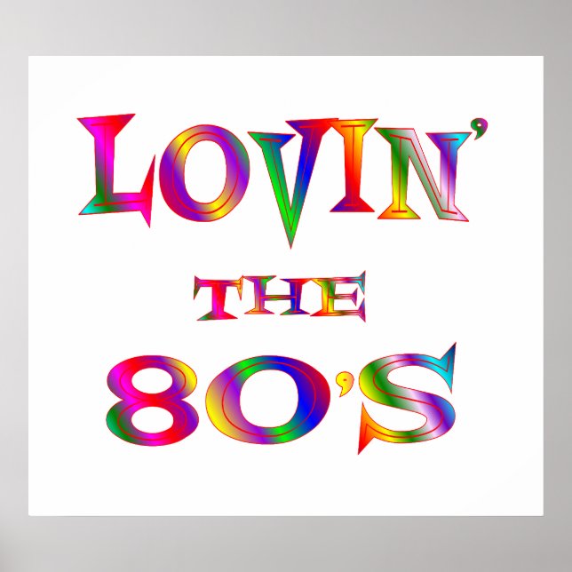 Poster Love 80s (Devant)