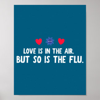 Poster Love Air So Flu Valentine's Day