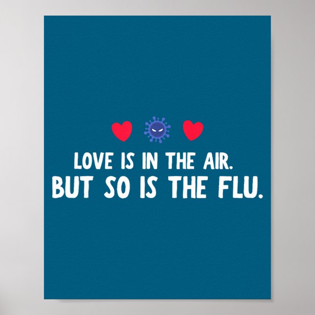 Poster Love Air So Flu Valentine's Day (Devant)