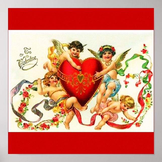 Poster-Love Art-Vintage Valentine 11 Poster (Front)