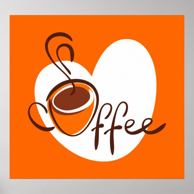 Poster Love Coffee (Devant)