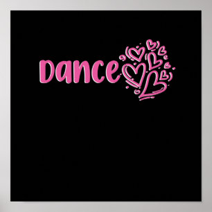 Poster Love Dance Heart Dancers Danser Jour Graphique