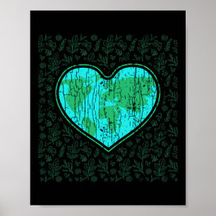 Poster Love Earth Funny Earth’s Day Save Our Planet Graph