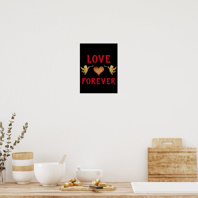 Poster Love Forever (Cuisine)
