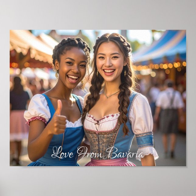 Poster Love From Bavaria (Devant)