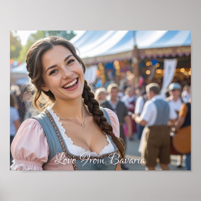 POSTER LOVE FROM BAVARIA (Devant)