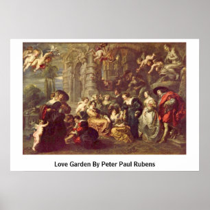 Poster Love Garden Par Peter Paul Rubens