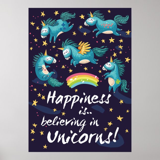 Poster Love In Unicorns (Devant)
